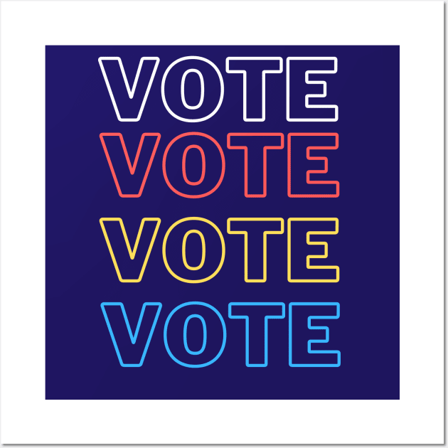 Vote - 2020 Election Wall Art by Moshi Moshi Designs